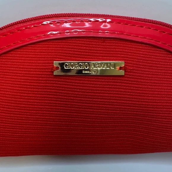 Giorgio Armani Beauty Red Makeup Bag – New - Picture 3 of 6